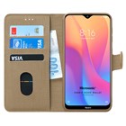 Microsonic Xiaomi Redmi 8A Kılıf Fabric Book Wallet Gold