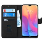 Microsonic Xiaomi Redmi 8A Kılıf Fabric Book Wallet Siyah