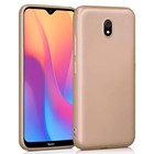 Microsonic Matte Silicone Xiaomi Redmi 8A Kılıf Gold