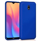 Microsonic Matte Silicone Xiaomi Redmi 8A Kılıf Mavi