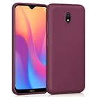 Microsonic Matte Silicone Xiaomi Redmi 8A Kılıf Mor