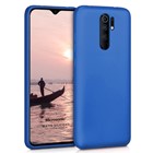 Microsonic Matte Silicone Xiaomi Redmi 9 Kılıf Mavi