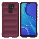 Microsonic Xiaomi Redmi 9 Kılıf Oslo Prime Bordo