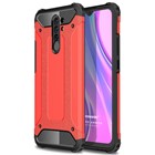 Microsonic Xiaomi Redmi 9 Kılıf Rugged Armor Kırmızı