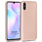 Microsonic Matte Silicone Xiaomi Redmi 9A Kılıf Gold