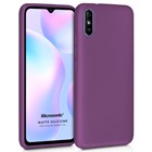 Microsonic Matte Silicone Xiaomi Redmi 9A Kılıf Mor