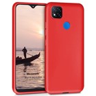 Microsonic Matte Silicone Xiaomi Redmi 9C Kılıf Kırmızı