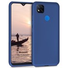 Microsonic Matte Silicone Xiaomi Redmi 9C Kılıf Lacivert