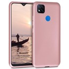 Microsonic Matte Silicone Xiaomi Redmi 9C Kılıf Rose Gold