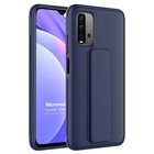 Microsonic Xiaomi Redmi Note 9 4G Kılıf Hand Strap Lacivert