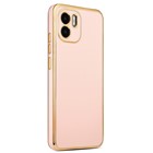 Microsonic Xiaomi Redmi A1 Kılıf Olive Plated Pembe