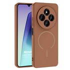 Microsonic Xiaomi Redmi A4 Kılıf Zeno MagSafe Kahverengi