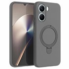 Microsonic Xiaomi Redmi A7 Pro Kılıf Aura Stant MagSafe Gri