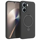 Microsonic Xiaomi Redmi A7 Pro Kılıf Aura Stant MagSafe Siyah