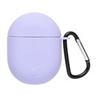 Microsonic Xiaomi Redmi AirDots 3 Pro Kılıf Askılı Mat Silikon Lila