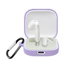 Microsonic Xiaomi Redmi Buds 6 Kılıf Askılı Mat Silikon Lila