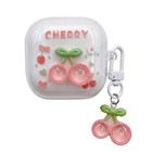 Microsonic Xiaomi Redmi Buds 6 Active Kılıf Figure Series Cherry Pop Pembe