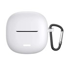 Microsonic Xiaomi Redmi Buds 6 Lite Kılıf Askılı Mat Silikon Beyaz