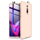 Microsonic Xiaomi Redmi K20 Kılıf Double Dip 360 Protective Gold