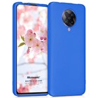 Microsonic Matte Silicone Xiaomi Redmi K30 Pro Kılıf Mavi