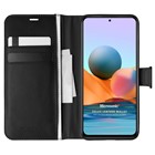 Microsonic Xiaomi Redmi Note 10 Pro Kılıf Delux Leather Wallet Siyah