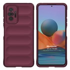 Microsonic Xiaomi Redmi Note 10 Pro Kılıf Oslo Prime Bordo