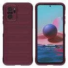 Microsonic Xiaomi Poco M5s Kılıf Oslo Prime Bordo