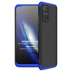 Microsonic Xiaomi Redmi Note 11 4G Kılıf Double Dip 360 Protective Siyah Mavi