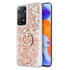 Microsonic Xiaomi Redmi Note 12 Pro 4G Kılıf Glitter Liquid Holder Gold