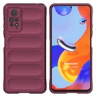 Microsonic Xiaomi Redmi Note 11 Pro 5G Kılıf Oslo Prime Bordo