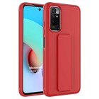 Microsonic Xiaomi Redmi Note 11 Kılıf Hand Strap Kırmızı