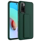 Microsonic Xiaomi Redmi Note 11S Kılıf Hand Strap Koyu Yeşil