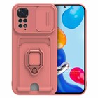 Microsonic Xiaomi Redmi Note 11 Kılıf Multifunction Silicone Pembe