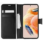 Microsonic Xiaomi Redmi Note 12 Pro 4G Kılıf Delux Leather Wallet Siyah