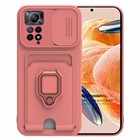 Microsonic Xiaomi Redmi Note 12 Pro 4G Kılıf Multifunction Silicone Pembe