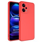 Microsonic Xiaomi Redmi Note 12 Kılıf Groovy Soft Kırmızı