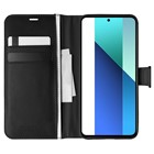 Microsonic Xiaomi Redmi Note 13 4G Kılıf Delux Leather Wallet Siyah