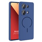 Microsonic Xiaomi Poco M6 Pro 4G Kılıf Zeno MagSafe Lacivert