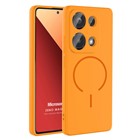 Microsonic Xiaomi Poco M6 Pro 4G Kılıf Zeno MagSafe Turuncu