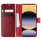 Microsonic Xiaomi Redmi Note 14 5G Kılıf Delux Leather Wallet Kırmızı