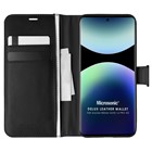 Microsonic Xiaomi Redmi Note 14 Pro 4G Kılıf Delux Leather Wallet Siyah