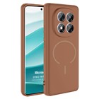 Microsonic Xiaomi Redmi Note 14 Pro 5G Kılıf Zeno MagSafe Kahverengi