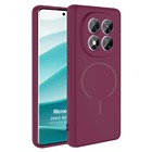 Microsonic Xiaomi Redmi Note 14 Pro 5G Kılıf Zeno MagSafe Mürdüm