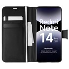Microsonic Xiaomi Redmi Note 14 Pro 5G Kılıf Delux Leather Wallet Siyah