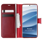 Microsonic Xiaomi Redmi Note 14 Pro Plus Kılıf Delux Leather Wallet Kırmızı