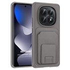 Microsonic Xiaomi Redmi Note 15 4G Kılıf PocketPro Litchi Gri