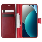 Microsonic Xiaomi Redmi Note 15 Pro 4G Kılıf Delux Leather Wallet Kırmızı