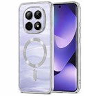 Microsonic Xiaomi Poco M8 Pro Kılıf MagSafe Luxury Electroplate Gümüş
