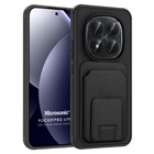 Microsonic Xiaomi Redmi Note 15 Pro 5G Kılıf PocketPro Litchi Siyah