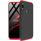 Microsonic Xiaomi Redmi Note 7 Kılıf Double Dip 360 Protective Siyah Kırmızı